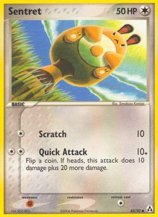 Sentret 062 - Reverse Holofoil Legend Maker - Common