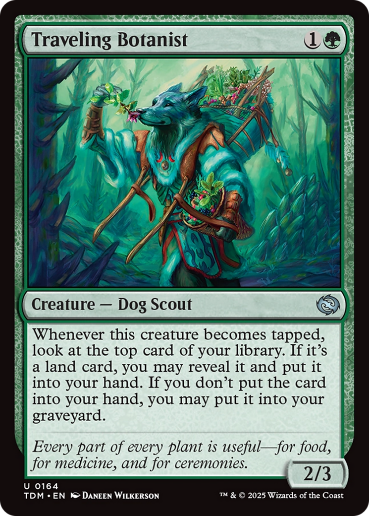 Traveling Botanist (TDM-164) - Tarkir: Dragonstorm