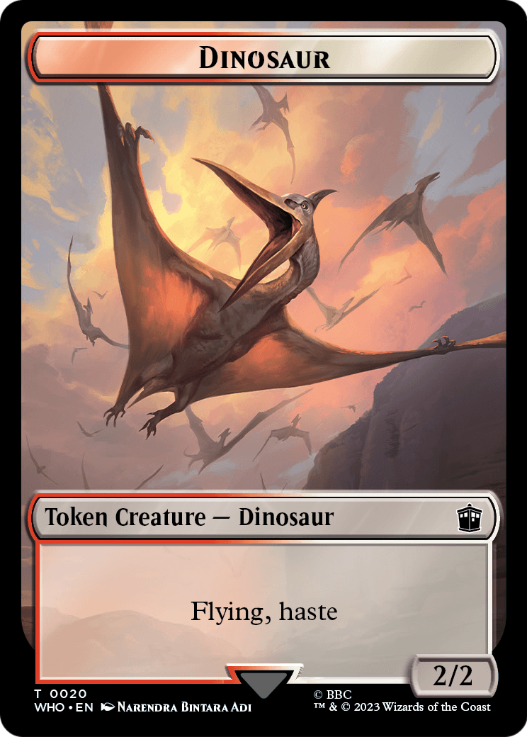 Dinosaur (TWHO-020) - Doctor Who Tokens Foil