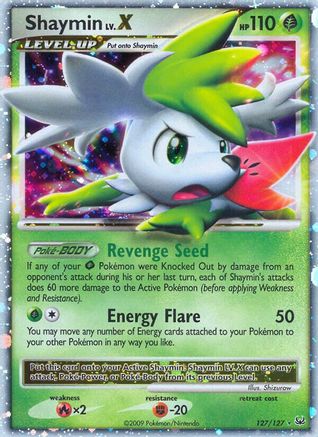 Shaymin Lv.X (Sky Forme) - Holofoil Platinum - Ultra Rare