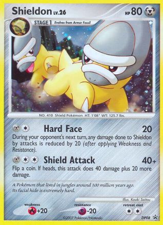 Shieldon - DP08 - Holofoil Diamond and Pearl Promos - Promo