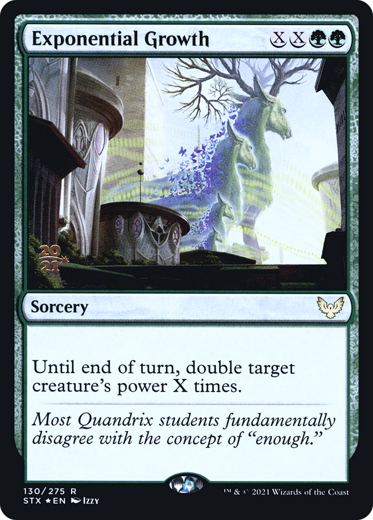 Exponential Growth (PRE-130) - Strixhaven: School of Mages Promos Foil