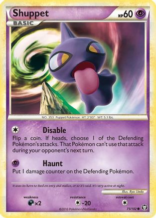 Shuppet 075/102 - Reverse Holofoil Triumphant - Common