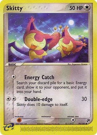 Skitty - Reverse Holofoil Sandstorm - Common