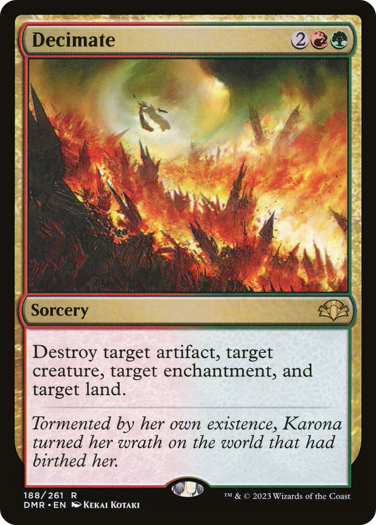 Decimate (DMR-188) - Dominaria Remastered Foil