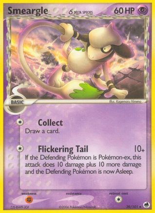Smeargle (Delta Species) Dragon Frontiers - Uncommon