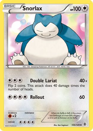 Snorlax 109 Boundaries Crossed - Uncommon