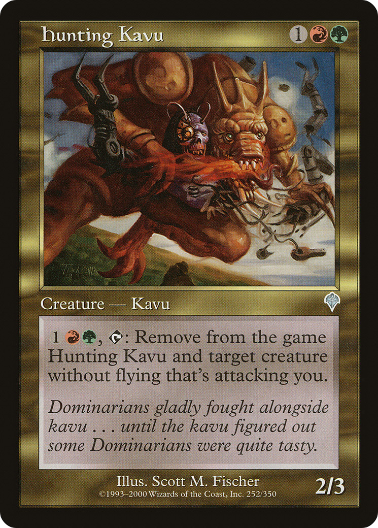 Hunting Kavu (INV-252) - Invasion Foil