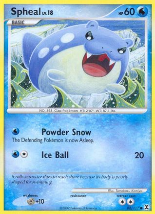 Spheal 082 - Reverse Holofoil Rising Rivals - Common