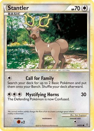 Stantler - Reverse Holofoil Unleashed - Common