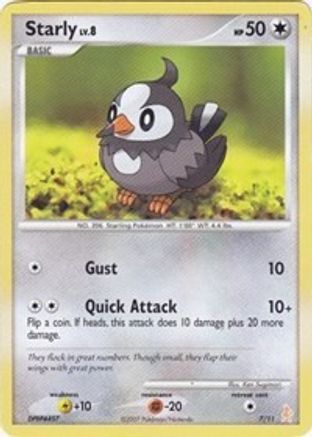 Starly DP Trainer Kit Manaphy & Lucario - Common
