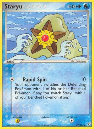 Staryu - Reverse Holofoil Deoxys - Common