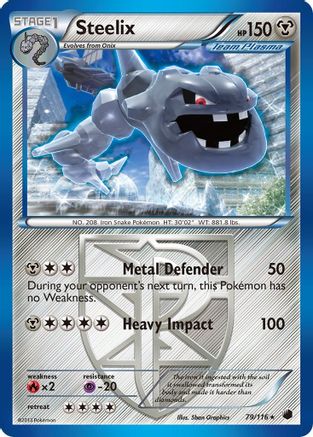 Steelix (Team Plasma) 079 Plasma Freeze - Rare