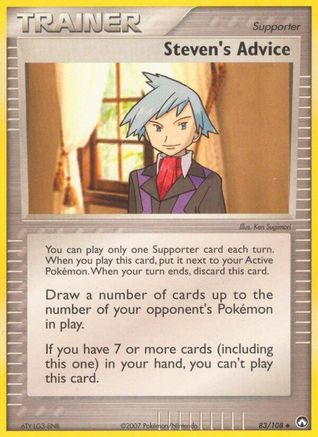 Steven's Advice 083 - Reverse Holofoil Power Keepers - Uncommon