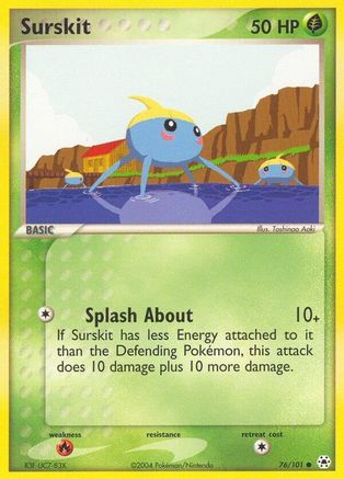 Surskit 076 - Reverse Holofoil Hidden Legends - Common