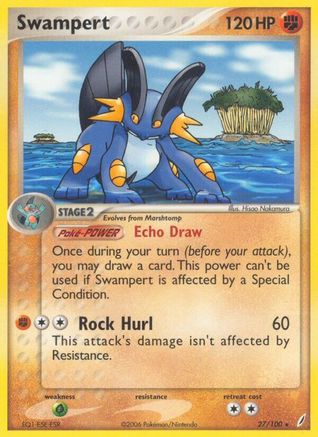 Swampert/100 Crystal Guardians - Rare