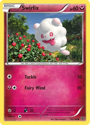 Swirlix 094 - Reverse Holofoil XY Base Set - Common