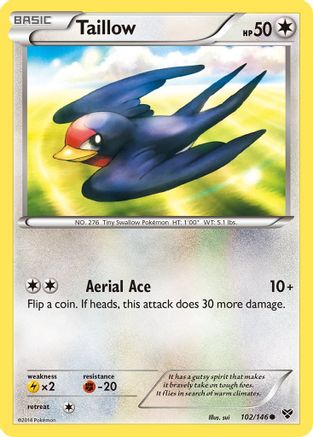 Taillow - Reverse Holofoil XY Base Set - Common