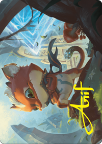 Loot, Exuberant Explorer // Loot, Exuberant Explorer (AFDN-012) - Foundations Art Series (Borderless) Foil