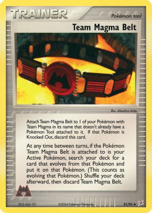 Team Magma Belt Team Magma vs Team Aqua - Uncommon