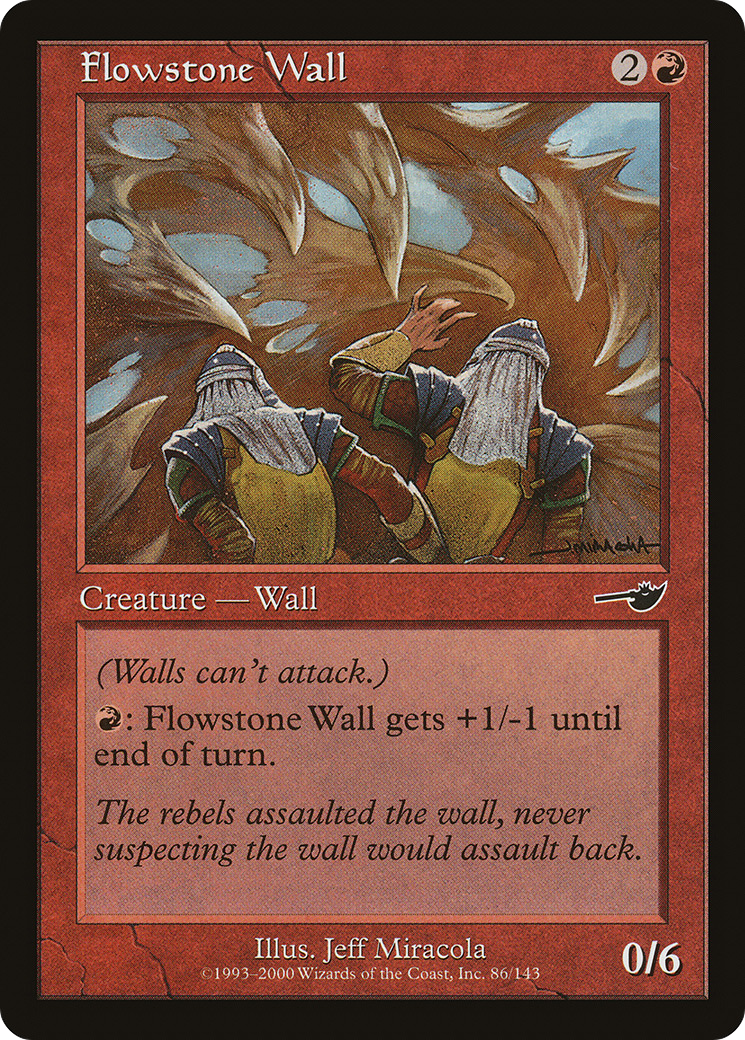 Flowstone Wall (NMS-080) - Nemesis