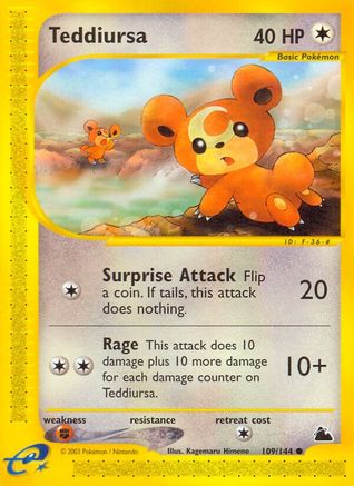 Teddiursa Skyridge - Common