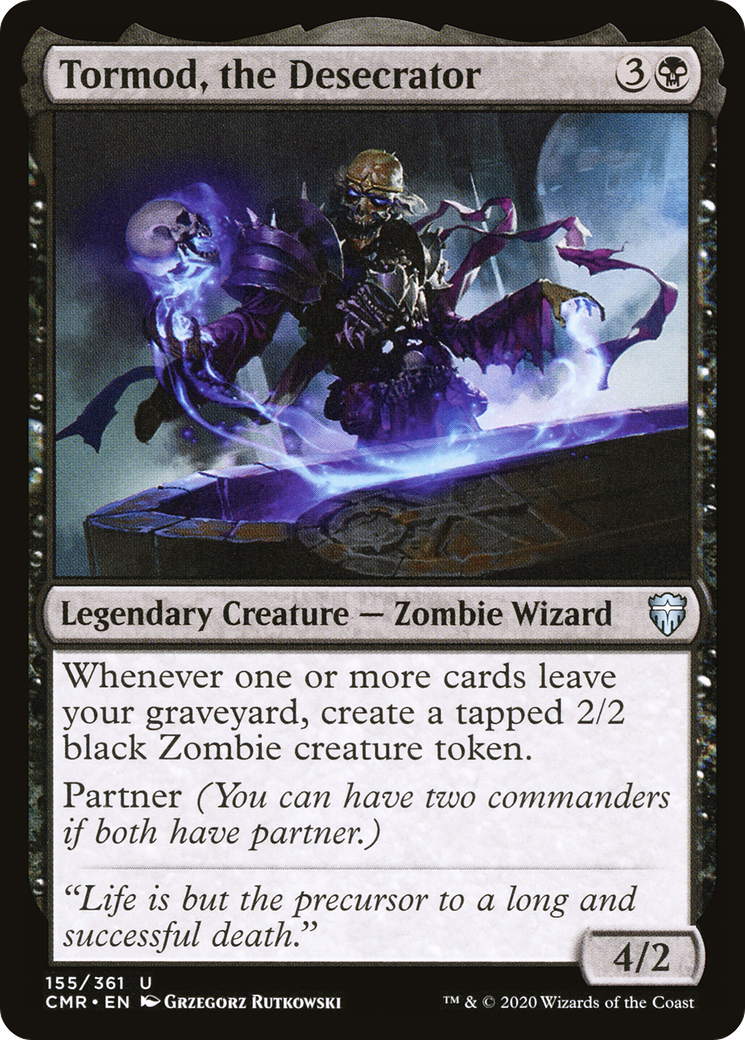 Tormod, the Desecrator (CMR-155) - Commander Legends Foil