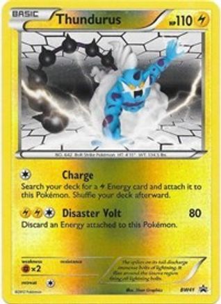 Thundurus - BW41 - Reverse Holofoil Black and White Promos - Promo