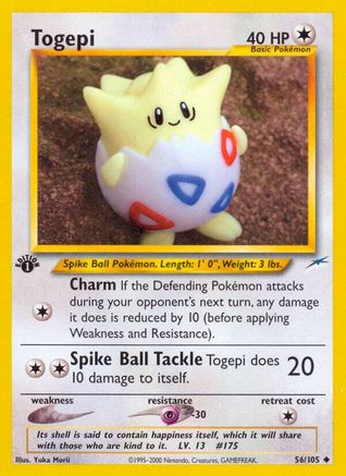 Togepi 056 - 1st Edition Neo Destiny - Uncommon