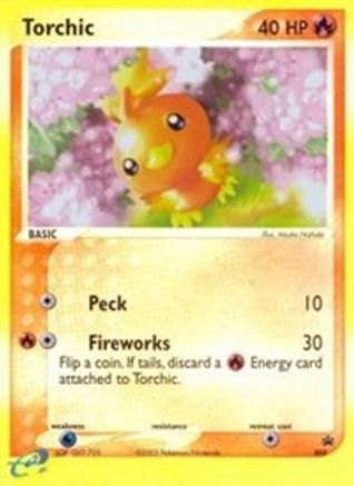 Torchic - 008 (e-League) - Reverse Holofoil Nintendo Promos - Promo