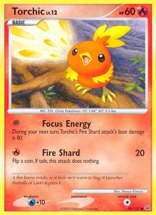 Torchic 099 Platinum - Common