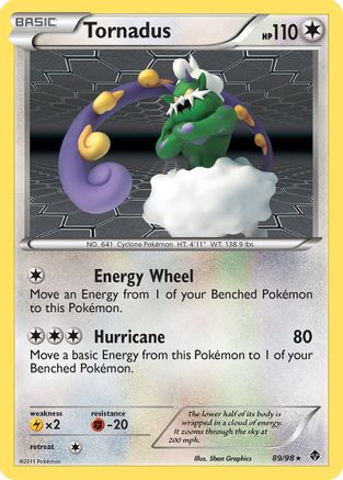 Tornadus - Holofoil Emerging Powers - Holo Rare