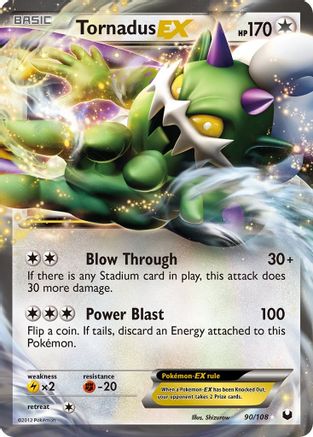Tornadus EX - Holofoil Dark Explorers - Ultra Rare