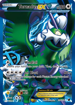 Tornadus EX (Team Plasma) (114 Full Art) - Holofoil Plasma Freeze - Ultra Rare