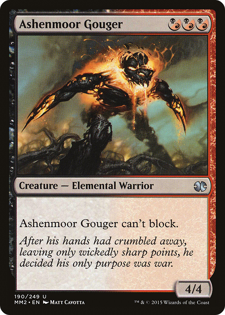 Ashenmoor Gouger (MM2-190) - Modern Masters 2015
