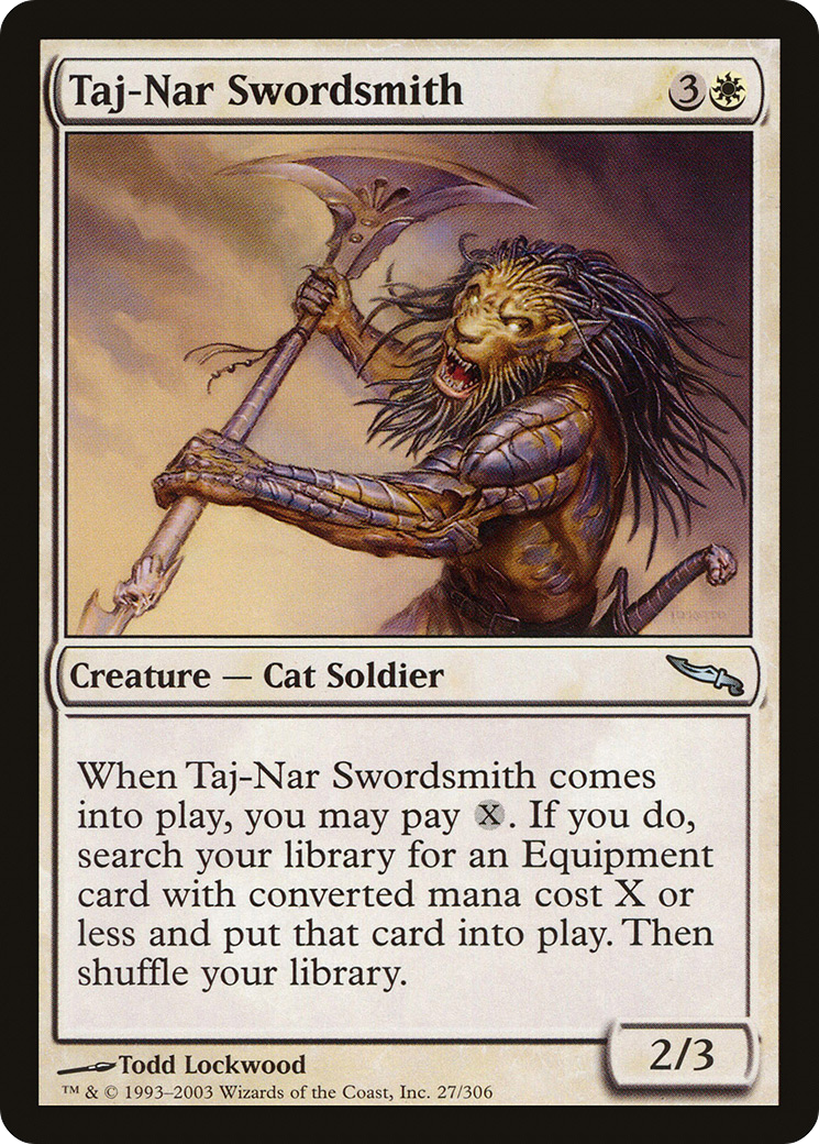 Taj-Nar Swordsmith (MRD-027) - Mirrodin Foil