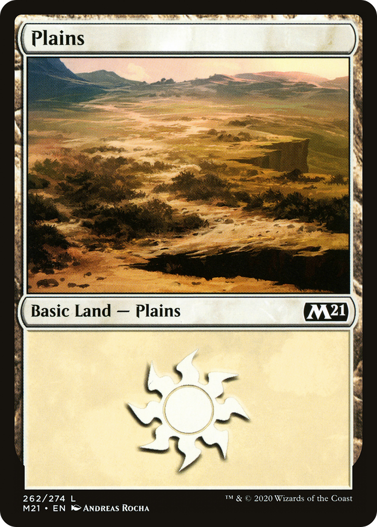 Plains (262) (M21-262) - Core Set 2021 Foil