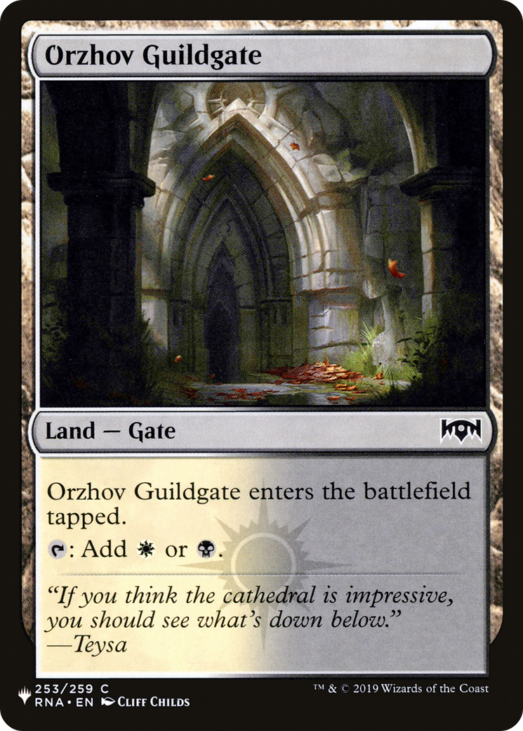 Orzhov Guildgate (253) (LIST-253/259) - The List Reprints