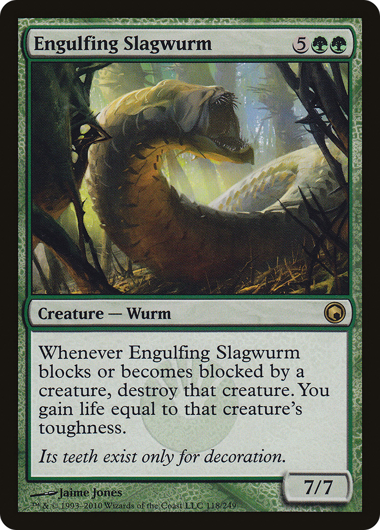 Engulfing Slagwurm (SOM-118) - Scars of Mirrodin Foil