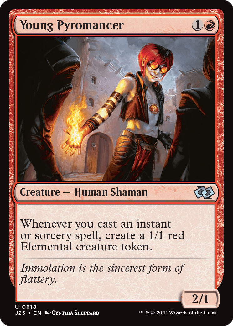 Young Pyromancer (J25-618) - Foundations Jumpstart