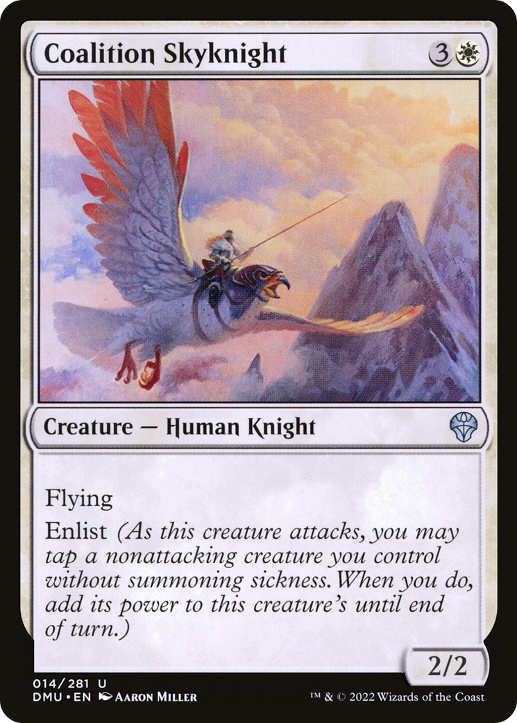 Coalition Skyknight (DMU-014) - Dominaria United Foil