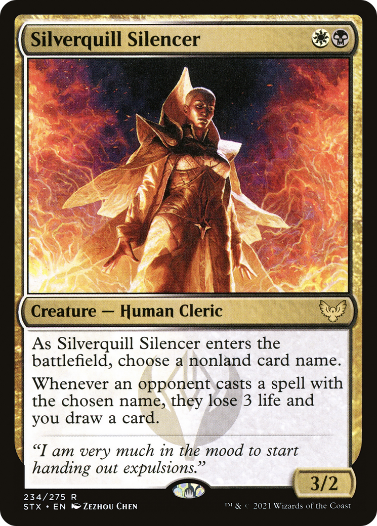 Silverquill Silencer (STX-234) - Strixhaven: School of Mages Foil