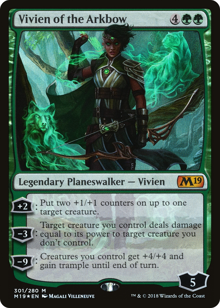 Vivien of the Arkbow (M19-301) - Core Set 2019 Foil