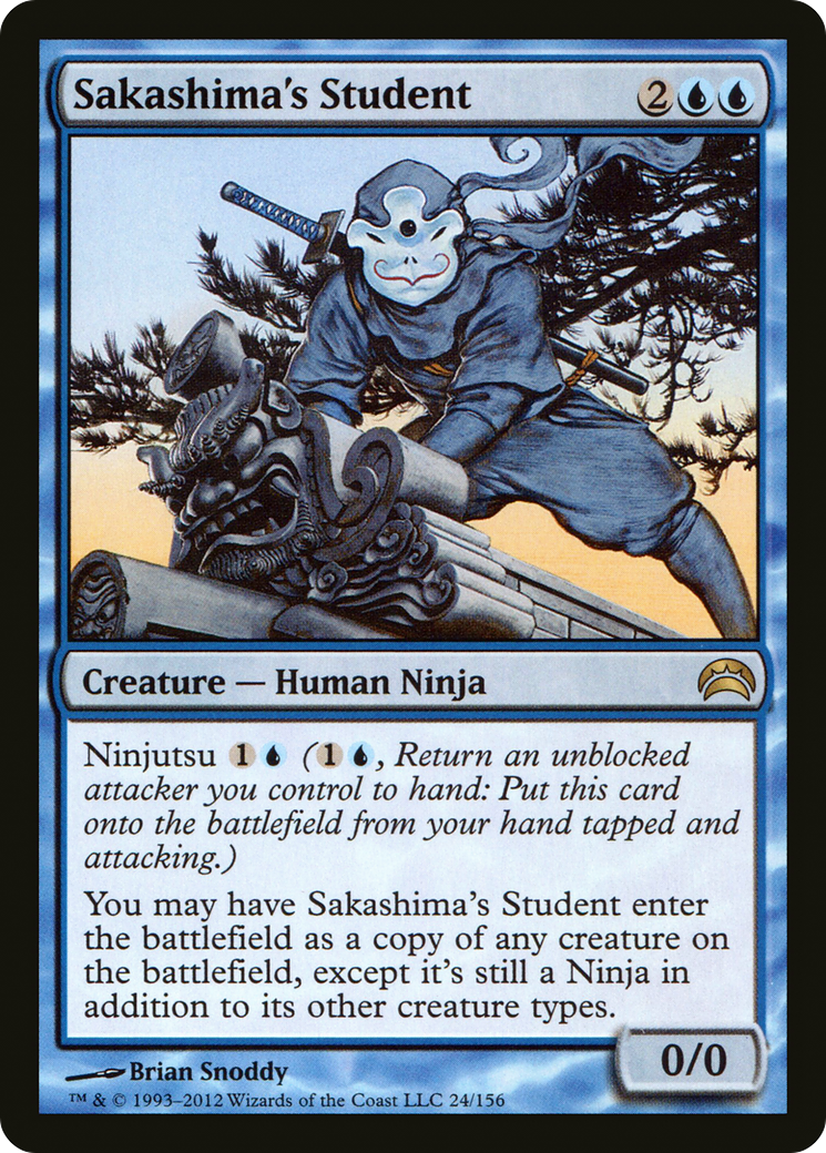 Sakashima's Student (PC2-024) - Planechase 2012 Foil