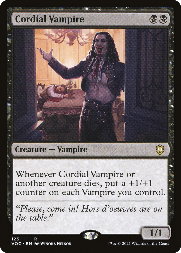 Cordial Vampire (VOC-125) - Crimson Vow Commander