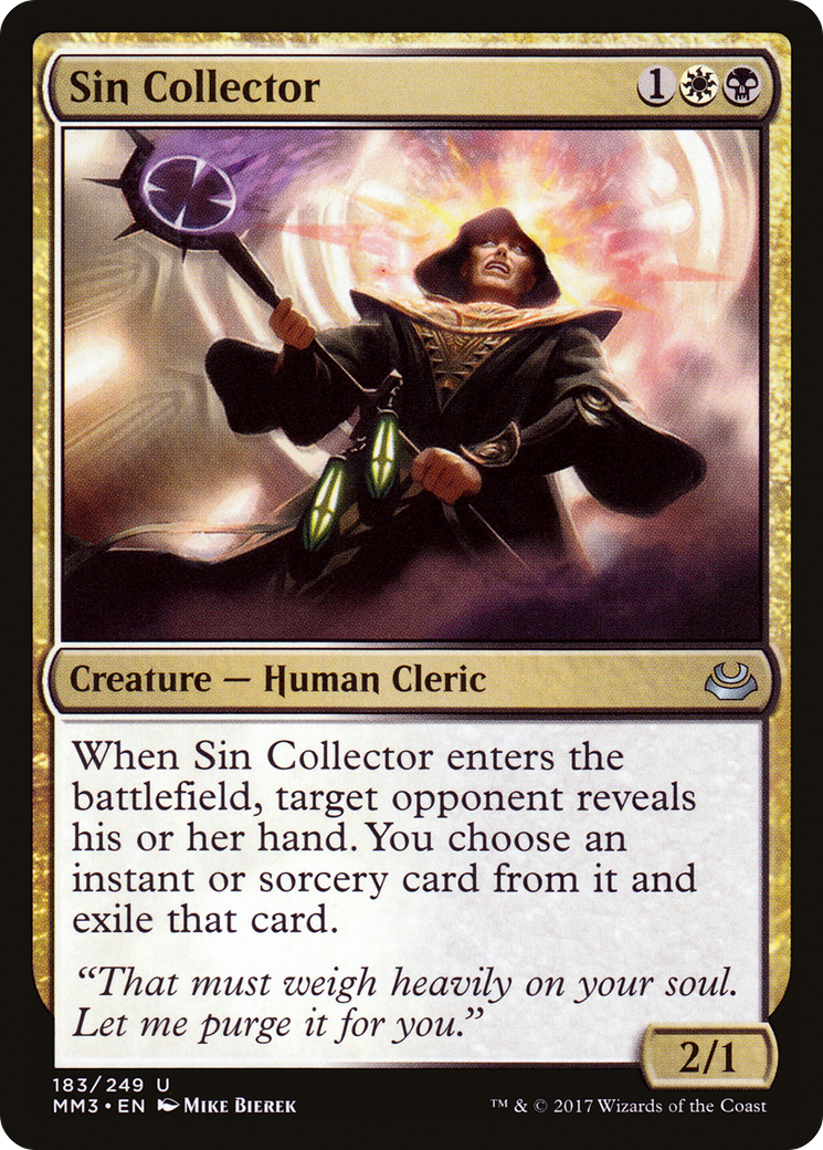 Sin Collector (MM3-183) - Modern Masters 2017 Foil