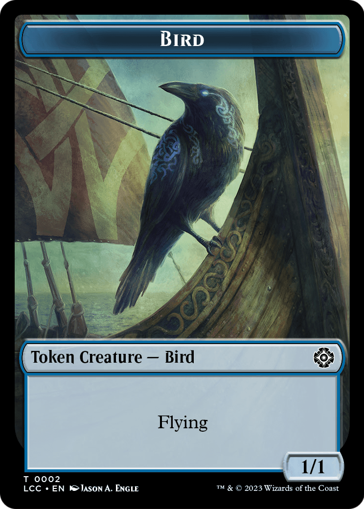 Bird (TLCC-002) - The Lost Caverns of Ixalan Commander Tokens Foil