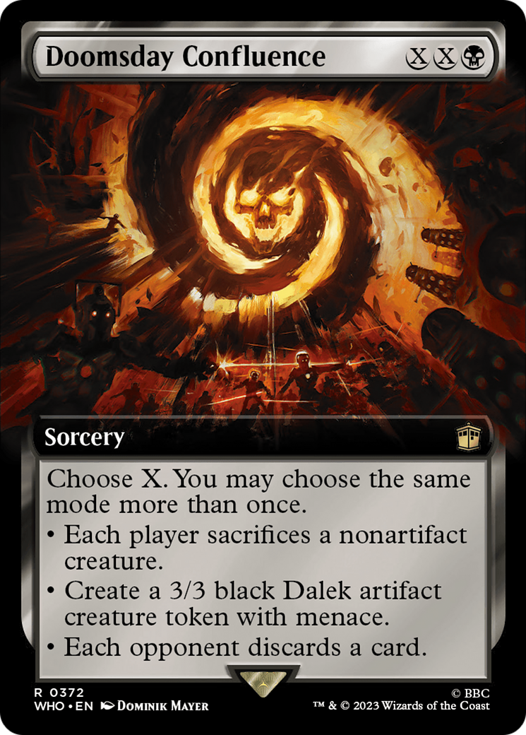 Doomsday Confluence (Extended Art) (WHO-372) - Doctor Who: (Extended Art) Foil