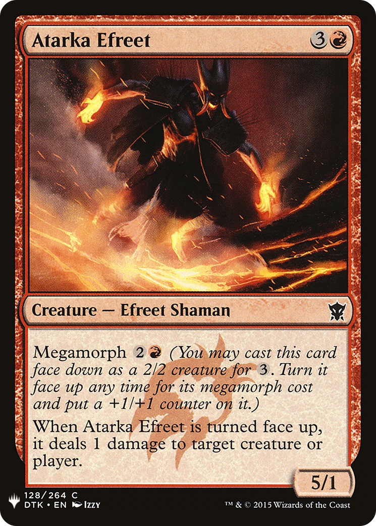 Atarka Efreet (LIST-128) - The List