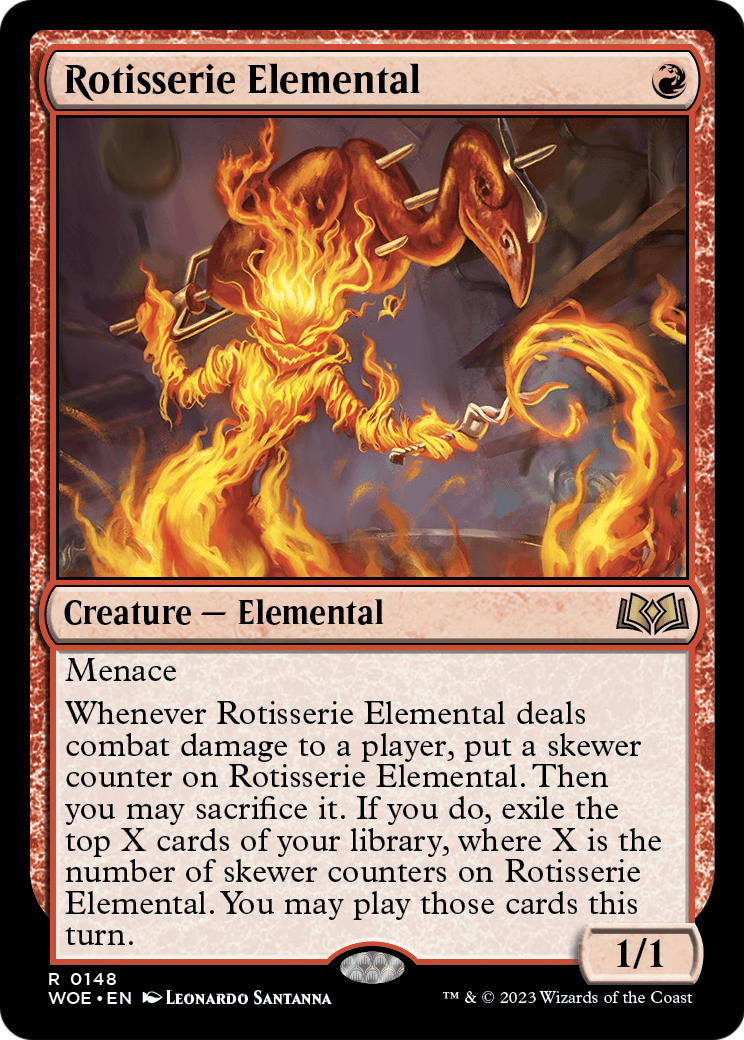 Rotisserie Elemental (WOE-148) - Wilds of Eldraine Foil